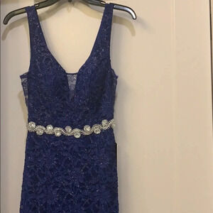 Jodi Kristopher Sequin Jewel Dress
